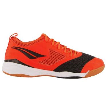 Imagem de Chuteira Futsal Masculina Penalty Max 1000 Ecoknit Laranja, 42