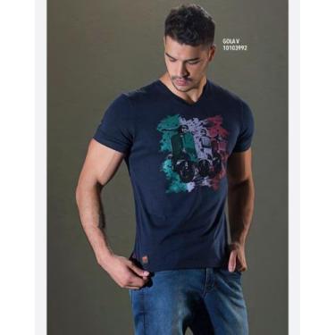 Imagem de Camisa Sallo Marinho tamanho M