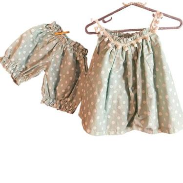 Imagem de Conjunto Bunda Rica Bebê Menina com Babados Luxo Cores - Baby luxo, Ki