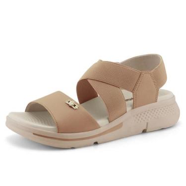 Imagem de Sandalia Anabela Baixa Comfortflex 2268404, Avela, 38