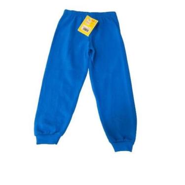 Imagem de Calça Moletom Flanelada Infantil - Maindra, Azul royal, 3