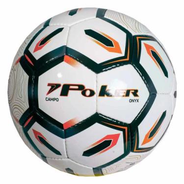 Imagem de Bola Futebol de Campo Extra 32 Gomos Onyx Poker, Laranja
