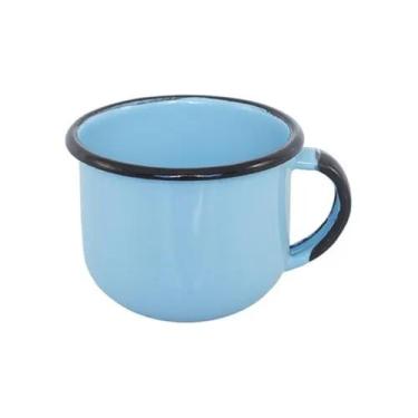 Imagem de Canequinha/Xicara esmaltada ágata- 180ml - Esmaltado silva, azul bebe