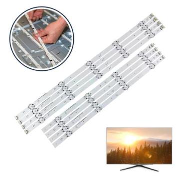Imagem de Barras Led Imagem Nitida Instalação Fácil Mold 49lj5500 49uk6310 49uj6