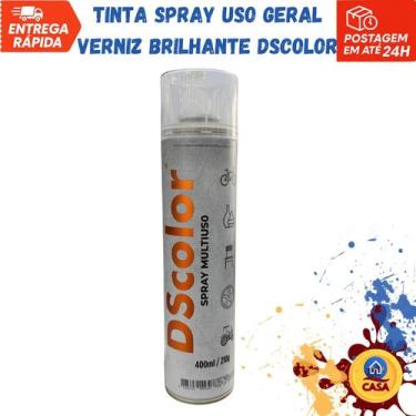Imagem de Tinta Spray Uso Geral Verniz Brilhante DSColor - DS Color
