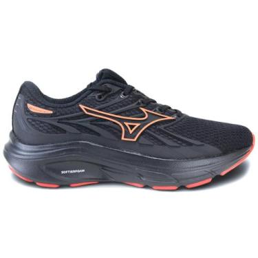 Imagem de Tênis Mizuno Jet 8 Junior Menino, Preto, Vermelho, 36