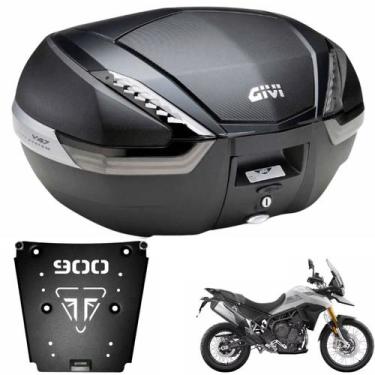 Imagem de Baú 47L Givi Fumê + Bagageiro Monokey Triumph Tiger 900 Bráz - Bráz Ac