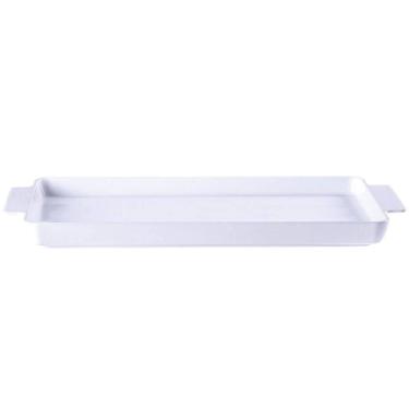Imagem de Travessa Retangular com Alças Porcelana Branca Tramontina 28x15cm Maria Augusta