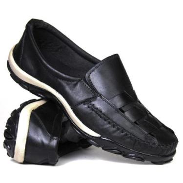 Imagem de Mocassim Casual Drive Masculino Confort Latego Couro - Onda Surf, 41, 