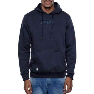 Imagem de Blusa Masculina Fatal Surf Moletom Marinho - 29448, Azul, G