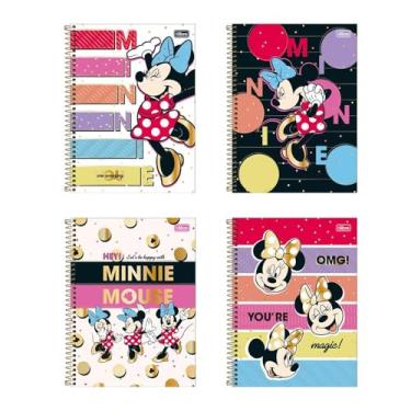 Imagem de CADERNO 160 MINNIE TILIBRA 308099 10M