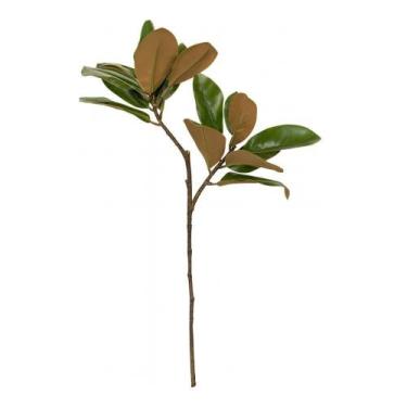 Imagem de Planta Artificial Decorativa Haste de Camélia 75cm Verde para Vasos e 