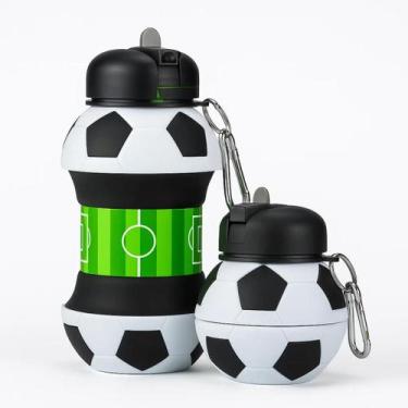 Imagem de Garrafa Dobrável Water Ball Esporte 550ml - Interponte, Futebol