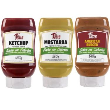 Imagem de Ketchup + Mostarda + American Burguer - Mrs Taste - Smart Foods