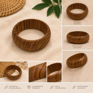 Imagem de Bracelete Boho Chic Femininos Luxo Vintage Diversos Modelos Cor:03 - M