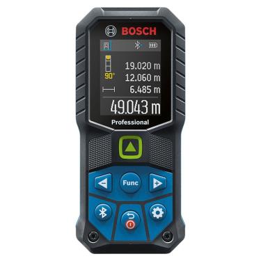 Imagem de Trena a Laser GLM 50-27 CG 50M com Bluetooth Medicao de Distancias Inclinacoes e Area Laser Verde Protecao IP65 Bosch