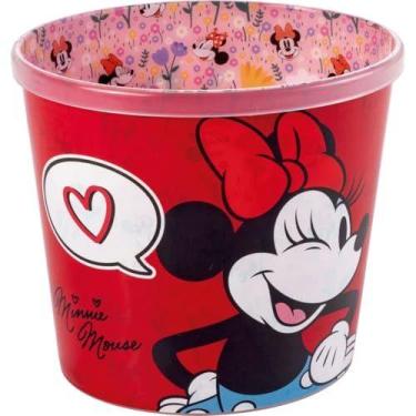 Imagem de Balde Para Pipoca Minnie Super Decorado 2,1L - PLASUTIL
