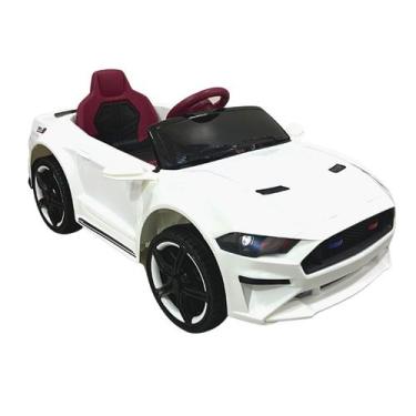 Imagem de Mini Carro Elétrico Infantil 6v Com Controle Remoto - Importway, Branc