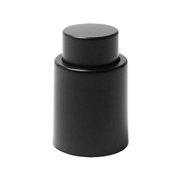 Imagem de Tampa De Pressão Para Garrafas De Vinho Preta- Brinox