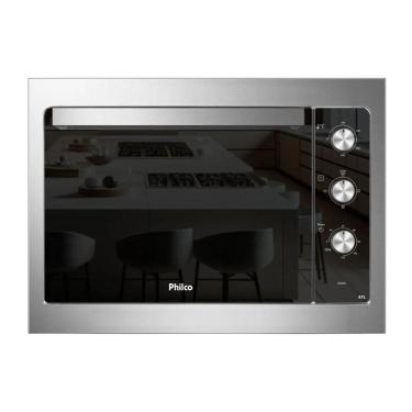 Imagem de Forno Elétrico de Embutir Philco PFE47E Preto Espelhado Dupla Resistência 47 Litros