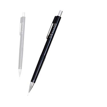 Imagem de Lápis automático para estudantes, desenho de animação, lápis, preto, 0,5 mm, difícil de quebrar, 1 pacote