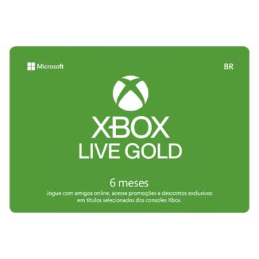Imagem de Gift Card Digital Xbox Live 6 Meses