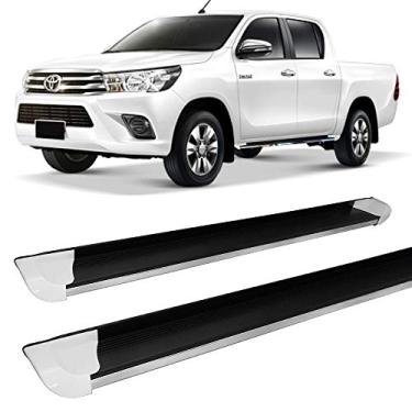 Imagem de Estribo Hilux 2016 a 2020 Personalizado Branco C/D
