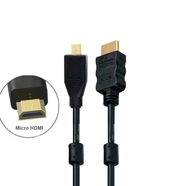 Imagem de Cabo HDMI x Micro-HDMI 2.0 4K Ultra HDR com Filtro de Anti Ruído Duplo (70cm)
