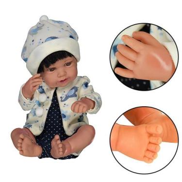 Boneca Bebê Reborn Anny Doll Menino Cotiplás em Promoção é no Buscapé