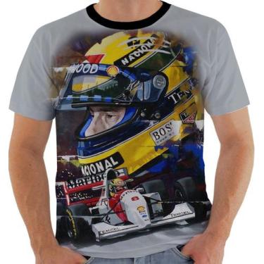 Imagem de Camiseta Camisa 2152 - Ayrton Senna Piloto Fórmula 1 - Primus