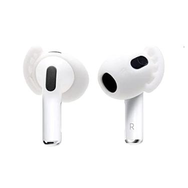 Imagem de Borrachinhas Pads Silicone Auricular para Apple AirPods 3 Ear Hook 2 Pares (Branco)
