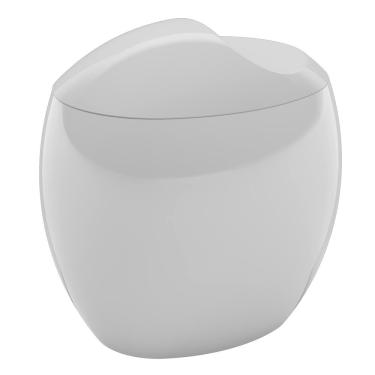 Imagem de Porta Algodão e Cotonetes Coza Spoom – Branco