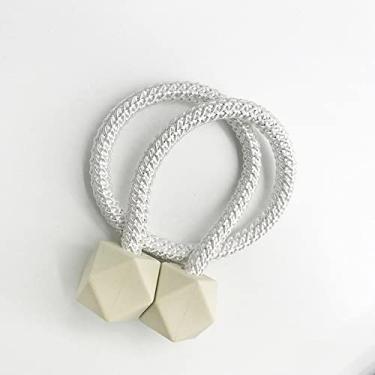 Imagem de Suporte magnético para cortina de poliéster ganchos fivela de bola clipe para decoração de casa acessórios para cortina de amarração para casa decoração de casa, eu