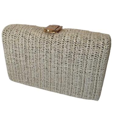 Imagem de Bolsa Clutch Festa Casamento Eventos Elegante Sofisticada (Branca)