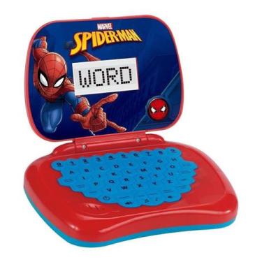 Imagem de Brinquedo Mini Laptop Infantil Do Spider-Man Bilingue - Candide
