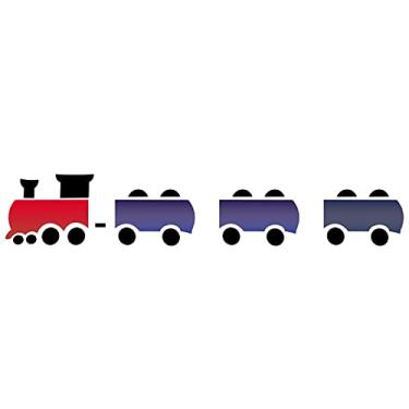 Imagem de Stencil de Acetato para Pintura OPA Simples 06 x 30 cm - 813 Trem