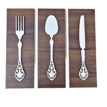 Imagem de Quadro Para Cozinha Kit Com 3 Peças