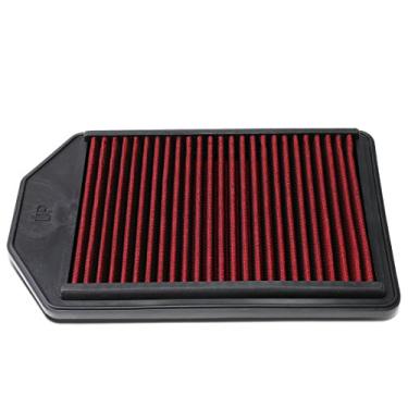 Imagem de DNA Motoring AFPN-162-RD Painel de filtro de ar vermelho para Honda CR-V 2.4L 07-09