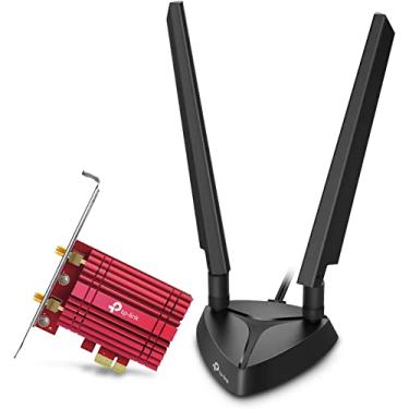 Imagem de TP-Link Wifi 6E Ax5400 Pcie Wifi Card, Adaptador Sem Fio Tri Band Com Bluetooth 5.2, Wpa3, Mu-Mimo, Ofdma, Dissipador De Calor, Suporte De Baixo Perfil, Suporta Windows 10, 11