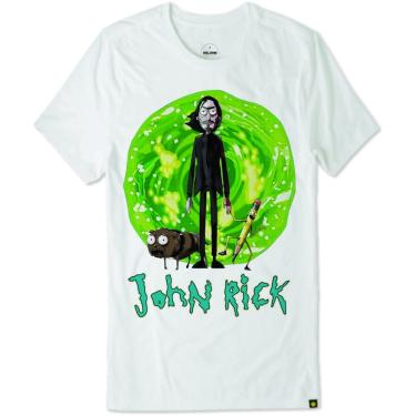 Imagem de Camiseta John Rick - referências John Wick e rick and morty