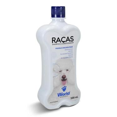 Imagem de Shampoo E Condicionador Para Cães Raças Poodle/Bichon Frise 500 Ml - W