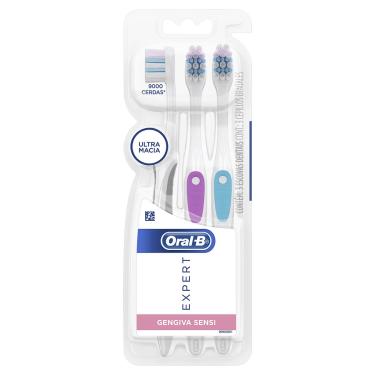 Imagem de Escova de Dente Oral-B Expert Gengiva Sensi Ultramacia com 3 unidades 3 Unidades
