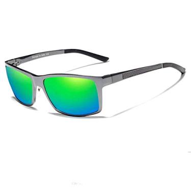 Imagem de Óculos de Sol Masculino Espelhado Polarizados Com Proteção uv400 Kingseven N-7021 (C7)