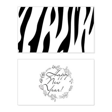 Imagem de Pinto Animal Art Grain Ilustration Pattern New Year Festival Greeting Card Bless Message Gift