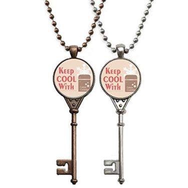Imagem de OFFbb-USA Llogan da eleição Keep Fridge Cool Chaveiro Pingente Joias Decoração de Casal