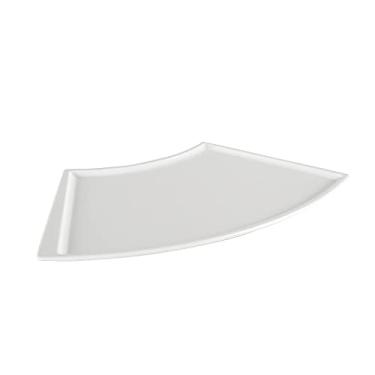 Imagem de Travessa Leque Oriente, 28.5x16cm, Branco, Haus Concept
