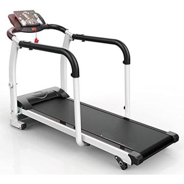 Imagem de Máquina De Caminhar Dobrável Para Idosos, Esteira Inclinada Elétrica Ajustável Em Casa, Equipamento De Ginástica Para Exercícios Aeróbicos Em Casa Ajustável Segurança,Hilarious123