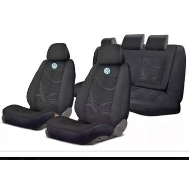 Imagem de Capa Banco Carro Tecido Grosso Vw Gol G1 G2 G3 G4 G5 (cinza)