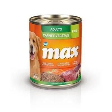 Imagem de Ração Úmida Max Cães Adultos Patê Carne E Vegetais 280 G