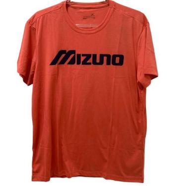 Imagem de Camiseta Mizuno Basic Big Logo Masculina - Vermelho Coral